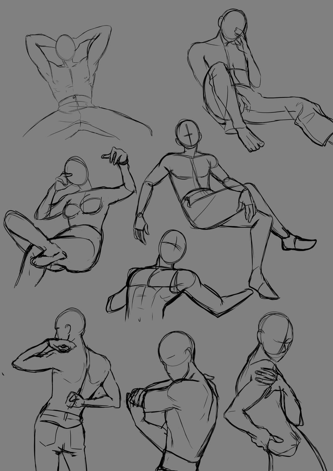 pose study pose study